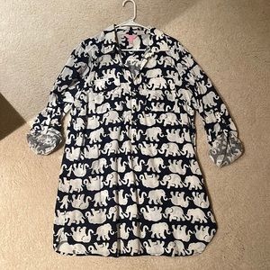 Lilly Pulitzer Elephant Double Pocket Dress